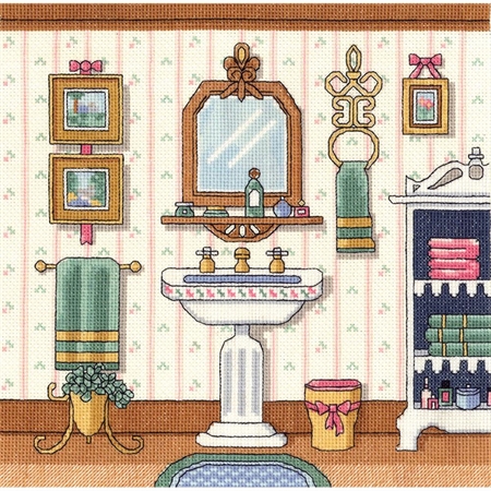 Victorian Sink Counted Cross Stitch Kit